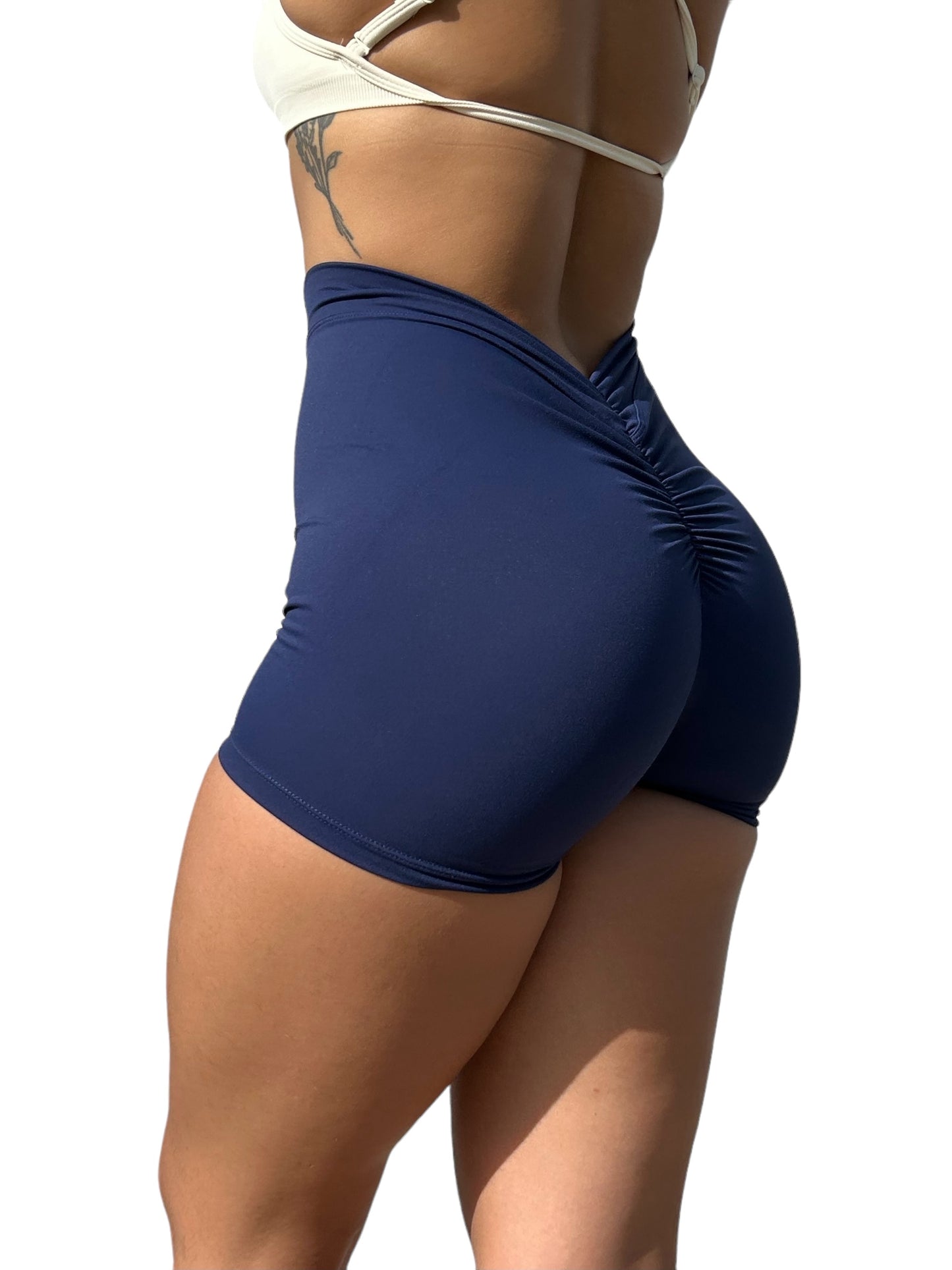 Stretchy Pump V-Back Short
