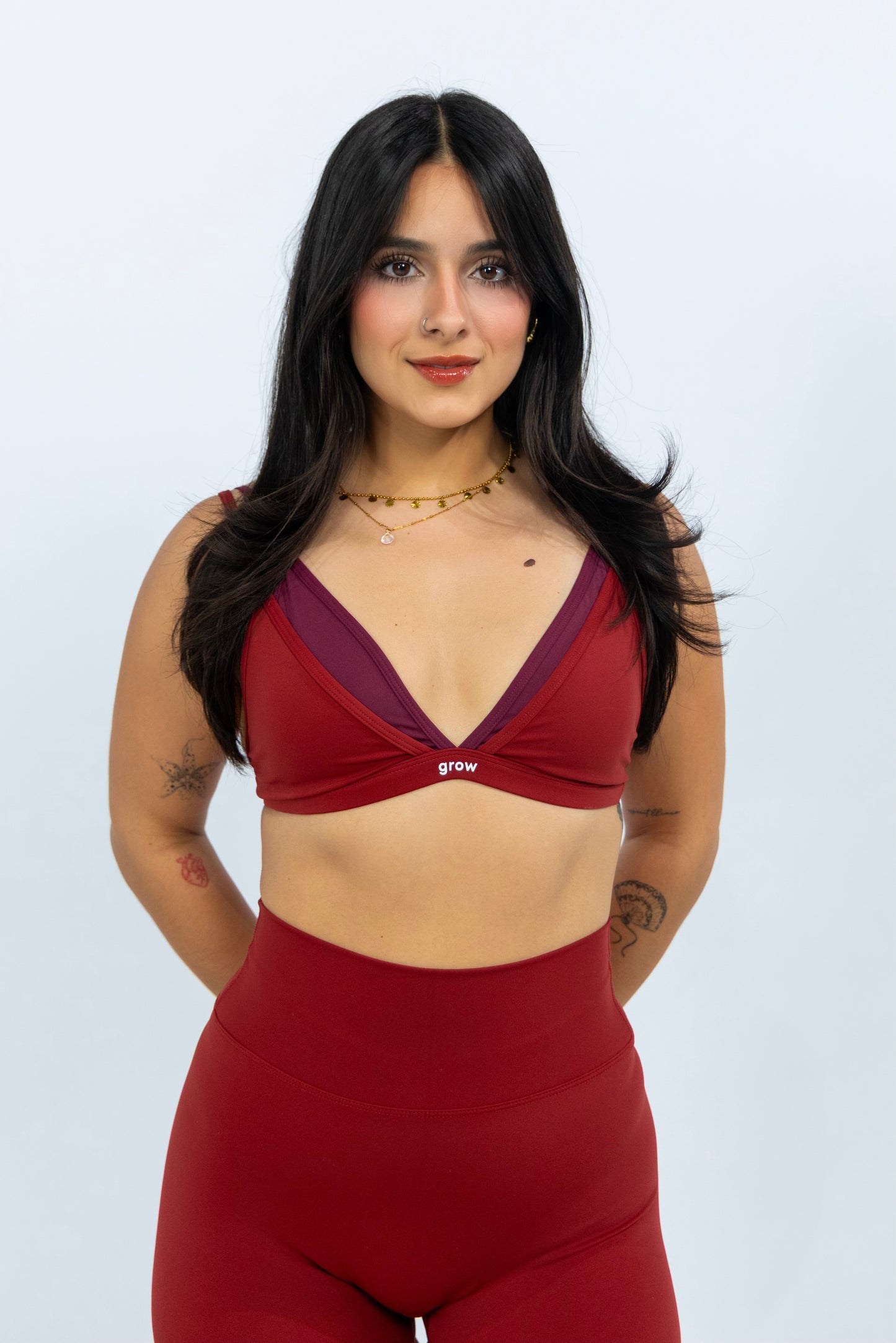 Layers Halter V Crop